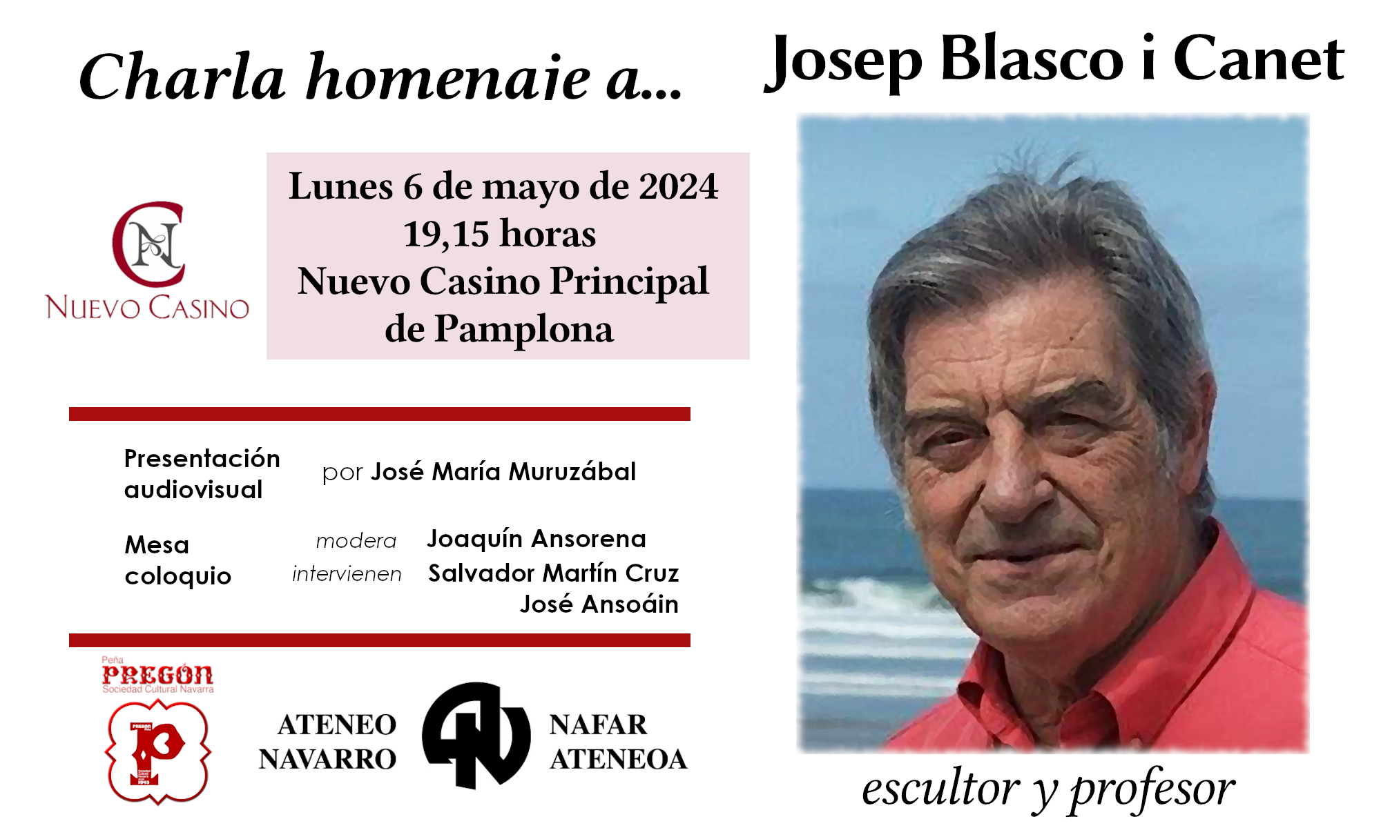 Charla homenaje a Josep Blasco i Canet
